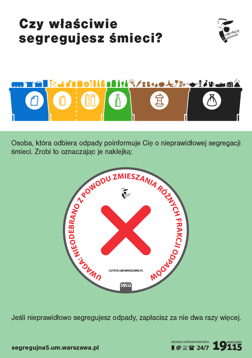 Plakat waciwa segregacja odpadw 1